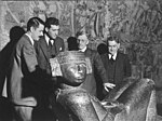 '''George C. Vaillant''' (far left) was an associate curator at the [[American Museum of Natural History