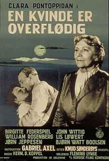 <i>En kvinde er overflødig</i> 1957 film by Gabriel Axel