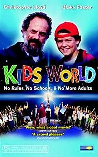 “‘Kids World’ “is a 2001 children’s film written by Michael Lach and directed by Dale G. Bradley. Though the story is set in Oregon, the project was filmed in Auckland, New Zealand. The film had limited release in the US in 2001, before its Australian release in Boxing Day, 2001, and New Zealand release in 2002. In the United Kingdom, its DVD title was “Honey, the Kids Rule the World.” In 2007 it had DVD release under that title by Third Millennium Distribution and in 2008 by Boulevard Entertainment. It aired in 2007 in Romania on Kanal D television.