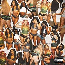 Cover art of the official remix featuring Megan Thee Stallion and Flo Milli.