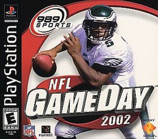 <i>NFL GameDay 2002</i> 2001 PS1 and PS2 video game