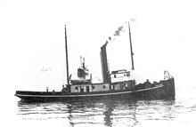 This photograph is believed to be the earliest surviving image of Wallowa, taken in the 1890s during its Columbia River service. The lightship in the background is probably on station at the Columbia River entrance. OSHeaPhoto9.jpeg