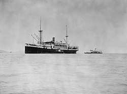 Dutch Transport Van Heutsz at Oro Bay, New Guinea. Oro Bay, New Guinea. Dutch Transport Van Heutsz.JPG