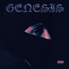 A man wearing a ski mask with text above read as "Genesis"