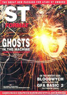 ST Format was a computer magazine in the UK covering the Atari ST during the late 1980s and early 1990s. Like other members of the Future plc Format stable - PC Format and Amiga Format, for instance, it combined software and hardware reviews with columnists, letters pages and a cover disk.