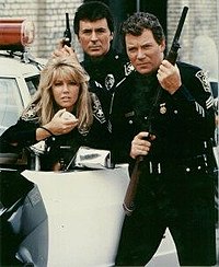 Heather Locklear, James Darren and William Shatner in a fifth season publicity shot.