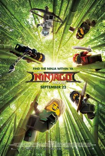 <i>The Lego Ninjago Movie</i> 2017 American animated film directed by Charlie Bean