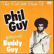 The Red Hot Blues на Phil Guy 1982 JSP LP.jpg