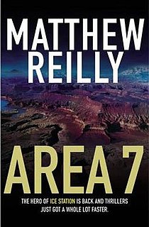 <i>Area 7</i> (novel) Novel by Matthew Reilly