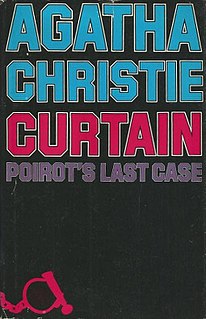 <i>Curtain</i> (novel) 1975 Poirot novel by Agatha Christie, written early 1940s
