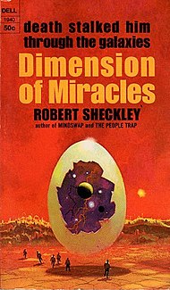 <i>Dimension of Miracles</i> novel by Robert Sheckley