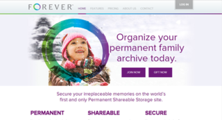 <span class="mw-page-title-main">Forever (website)</span> Digital archive and storage company