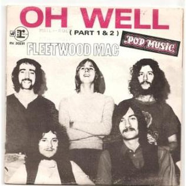 Cover of the French release: (back row, L-R) McVie, Kirwan, Green (front row L-R) Spencer, Fleetwood