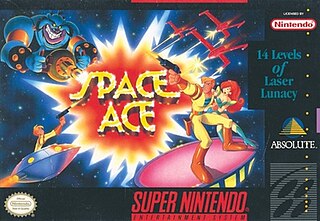 <i>Space Ace</i> (SNES video game) 1994 Super NES adaptation