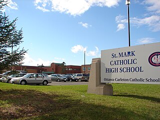 St. Mark Catholic High School (Ottawa) Catholic high school in Manotick, Ontario, Canada