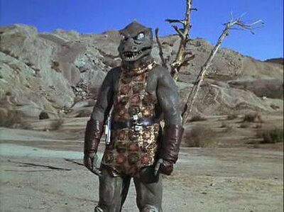 The Gorn whom Captain Kirk fought in "Arena"