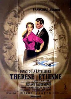 <i>Thérèse Étienne</i> 1958 French film