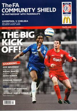 Match programme cover