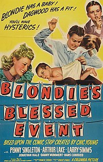 <i>Blondies Blessed Event</i> 1942 film by Frank R. Strayer