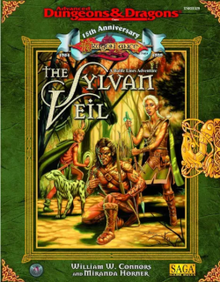 Cover art by David L. Martin Cover of The Sylvan Veil.png