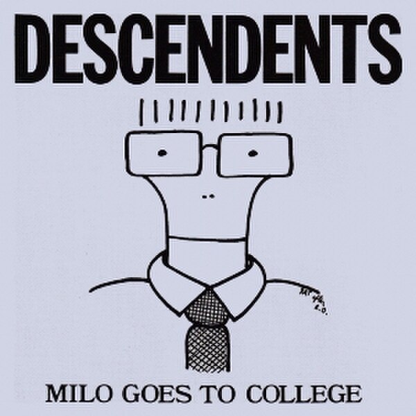 The original version of the Milo character, as drawn by Jeff "Rat" Atkinson for the cover of Milo Goes to College