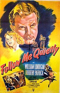 <i>Follow Me Quietly</i> 1950 film by Anthony Mann, Richard Fleischer