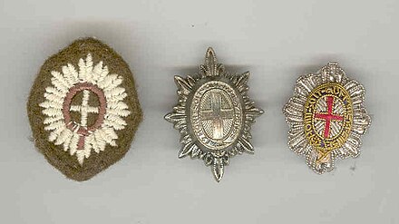 HAC officer's rank stars. Combat, Service and Mess Dress