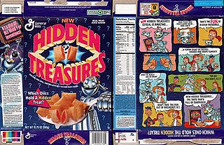 <span class="mw-page-title-main">Hidden Treasures (cereal)</span> Breakfast cereal made by General Mills