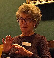 Speaking at the British Library in 2017 for an event of the Oxford Food Symposium Jill Norman.jpg