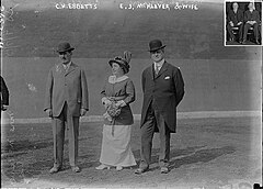 Former Dodger owners Charles Ebbets and Ed McKeever