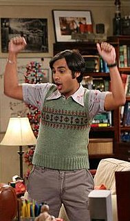 <span class="mw-page-title-main">Raj Koothrappali</span> Fictional character on the television series The Big Bang Theory