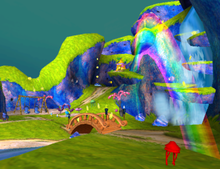 A screenshot of the Jellyfish Fields level in the home console version Revenge of the Flying Dutchman Jellyfish Fields.png