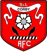 Stewartlar & Lloyds Corby FC logo.png