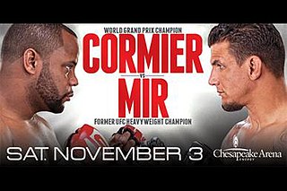 Strikeforce: Cormier vs. Mir Strikeforce mixed martial arts event in 2012