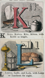 Hand coloured toy book, c. 1850 Toy book.png