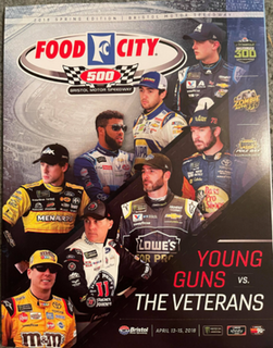 2018 Food City 500 Auto race held at Bristol Motor Speedway in 2018