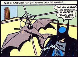 The Bat-gyro as it appeared in Detective Comics No. 31 (September 1939).