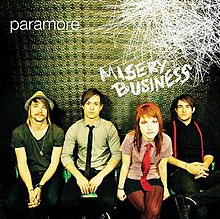 iTunes download cover Musik video "Misery Business" di YouTube