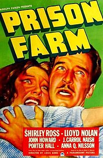 <i>Prison Farm</i> (film) 1938 film by Louis King