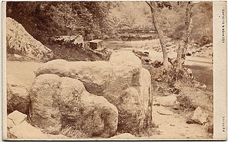 The Popping Stone in 1861 The Popping Stone in 1861.jpg