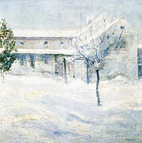 Old Holley House, Cos Cob by John Henry Twachtman (1890-1900) TwachtmanOldHolleyHouseCosCob.jpg