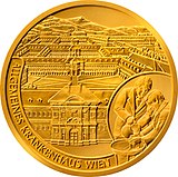 Ignaz Philipp Semmelweis commemorative coin featuring the General Hospital in Vienna 2008 Austria 50 Euro Ignaz Philipp Semmelweis back.jpg