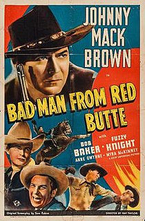 <i>Bad Man from Red Butte</i> 1940 film directed by Ray Taylor