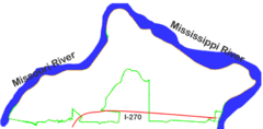 Mapa Hazelwood School District