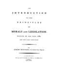 Thumbnail for An Introduction to the Principles of Morals and Legislation