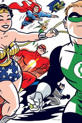 Front cover of Absolute DC: The New Frontier, with art by Darwyn Cooke.