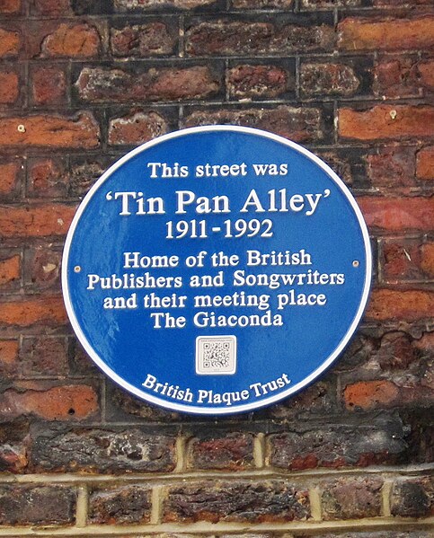 File:Tin Pan Alley plaque in Denmark Street.jpg