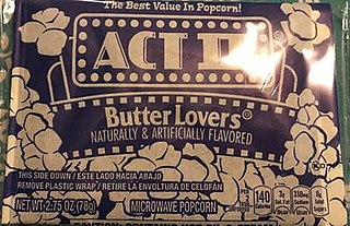 Act II (popcorn) Brand of microwavable popcorn