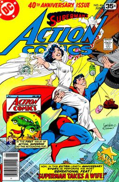 The Earth-Two Lois Lane and Superman, from the cover of Action Comics #484 (June 1978), art by José Luis García-López and Dick Giordano.