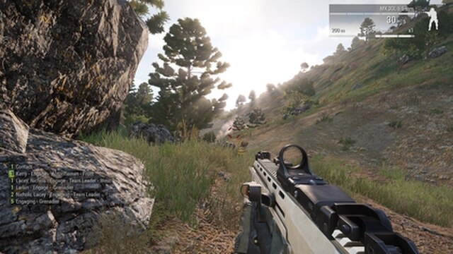 Arma 3 (2013) is a modern example of a tactical shooter and a milsim. Variants of it are also used by real militaries for military simulation training